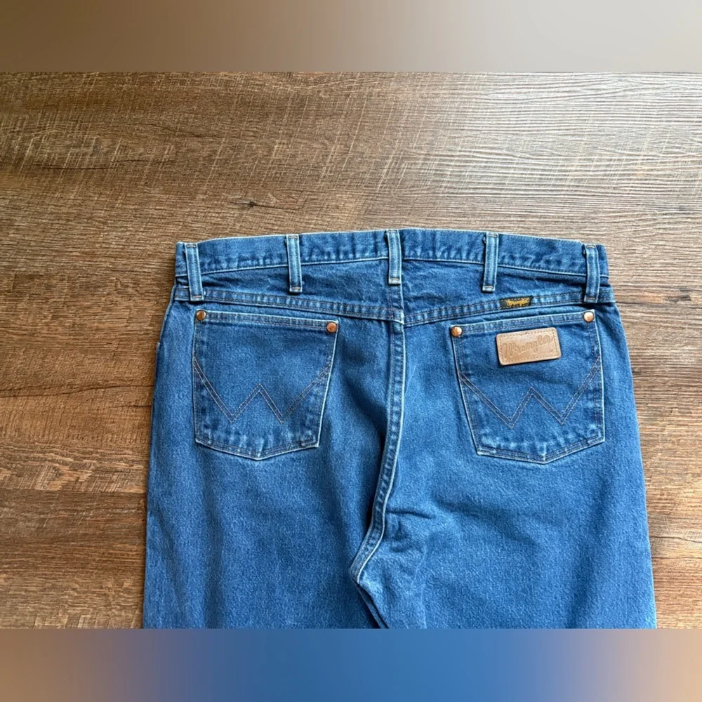 WRANGLER jeans men’s cowboy cut original fit denim sz 36 by 32 rugged workwear